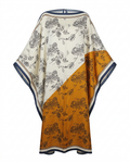 Wanderlust Printed Oversized Kaftan
