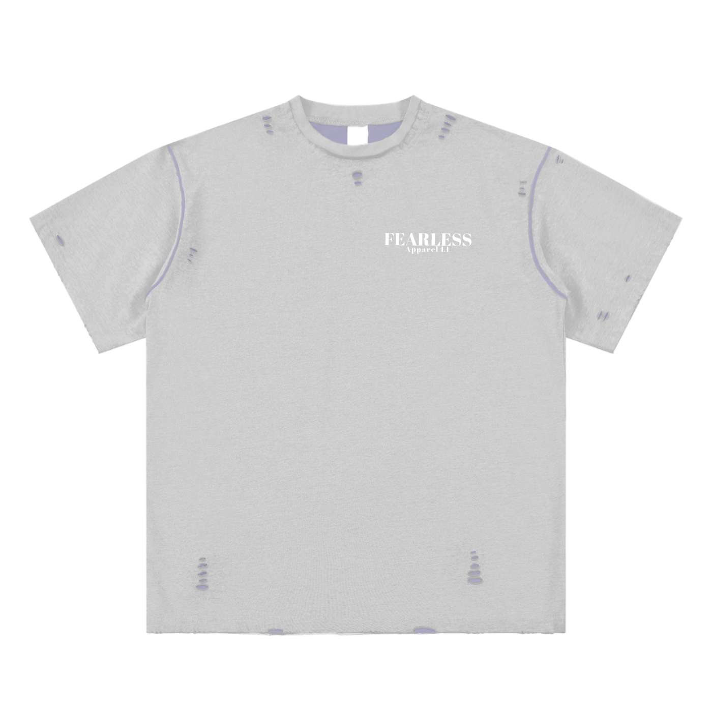 Fearless Apparel Line Hand-frayed Reversible T-shirt
